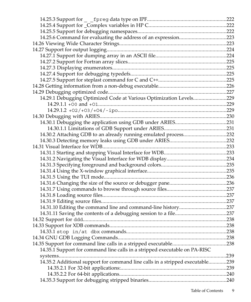 HP gnu source-level debugger 5992-4701 User Manual | Page 9 / 369