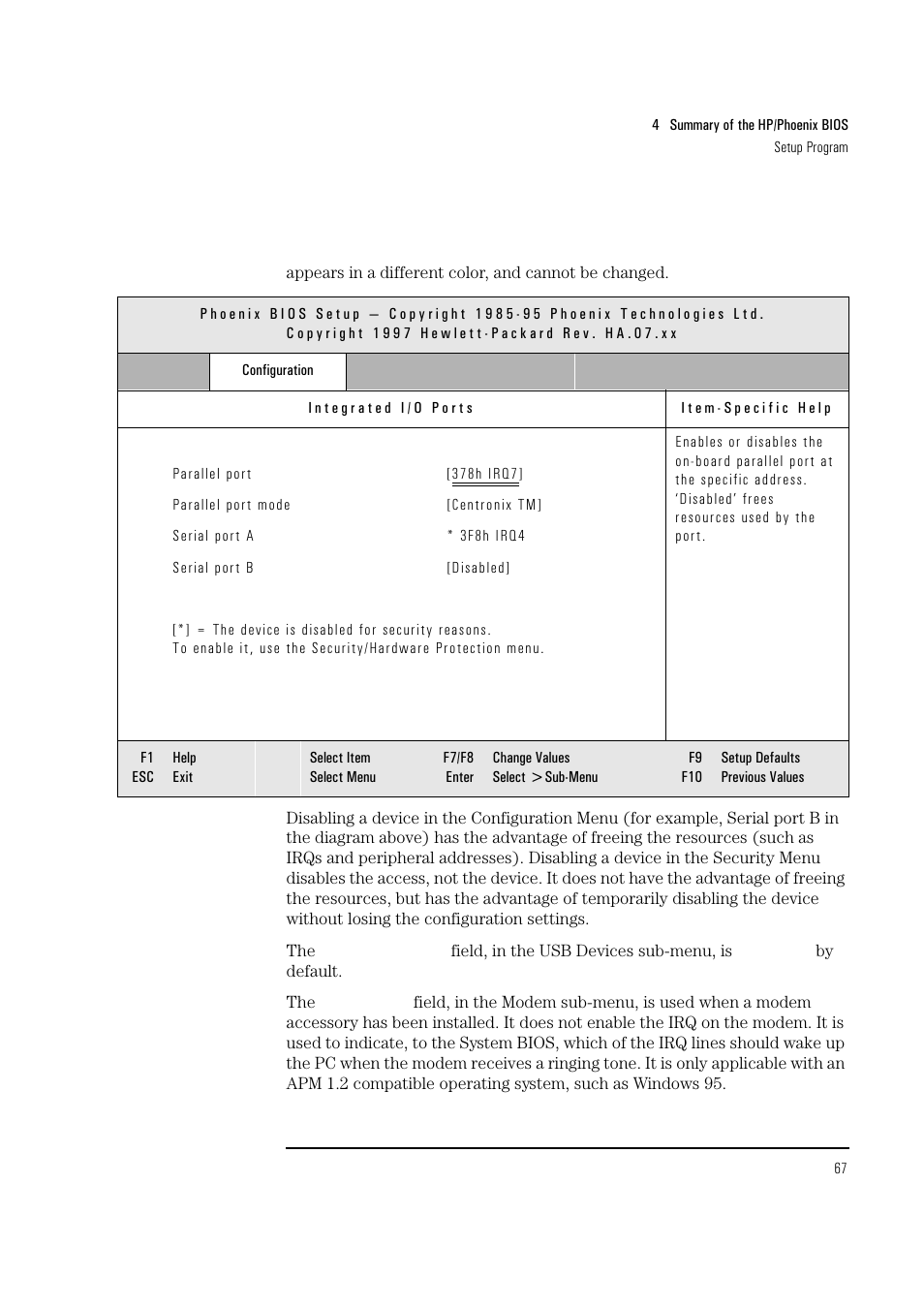 HP Vectra VL 5/xxx Series 5 User Manual | Page 67 / 90