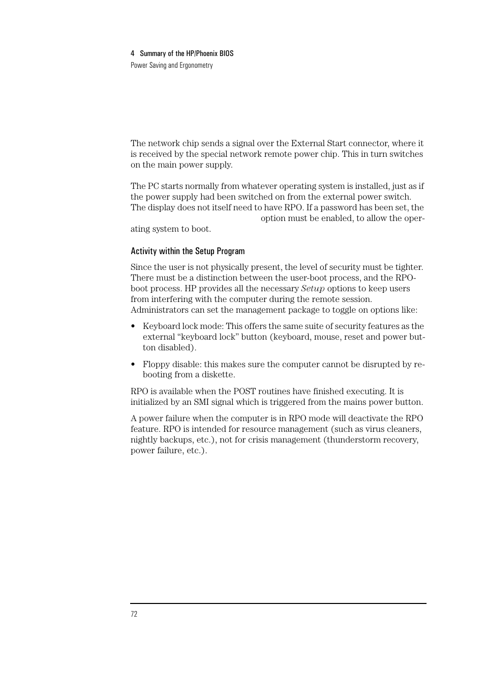 HP Vectra VL 5/xxx Series 5 User Manual | Page 72 / 90