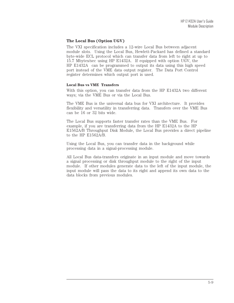 HP VXI E1432A User Manual | Page 114 / 222