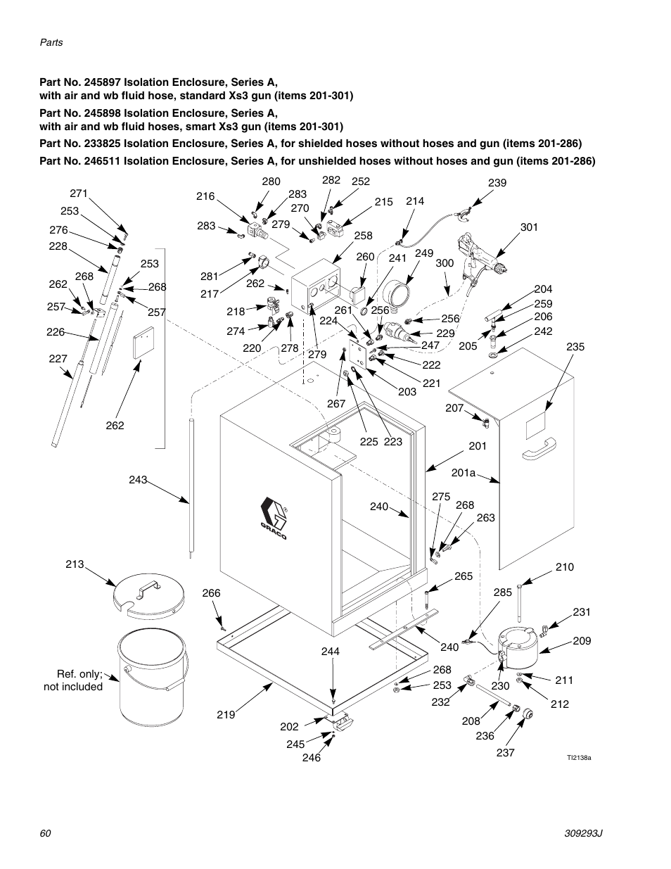 HP GRACO OR PRO TI1681A User Manual | Page 60 / 70