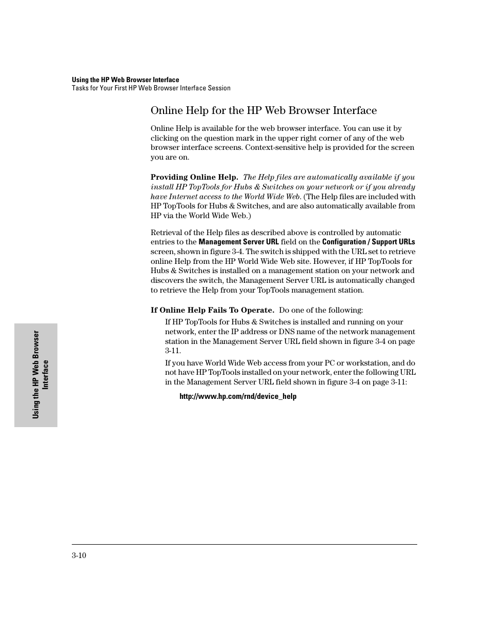 Online help for the hp web browser interface, Online help for the hp web browser interface -10 | HP 8000M User Manual | Page 36 / 304