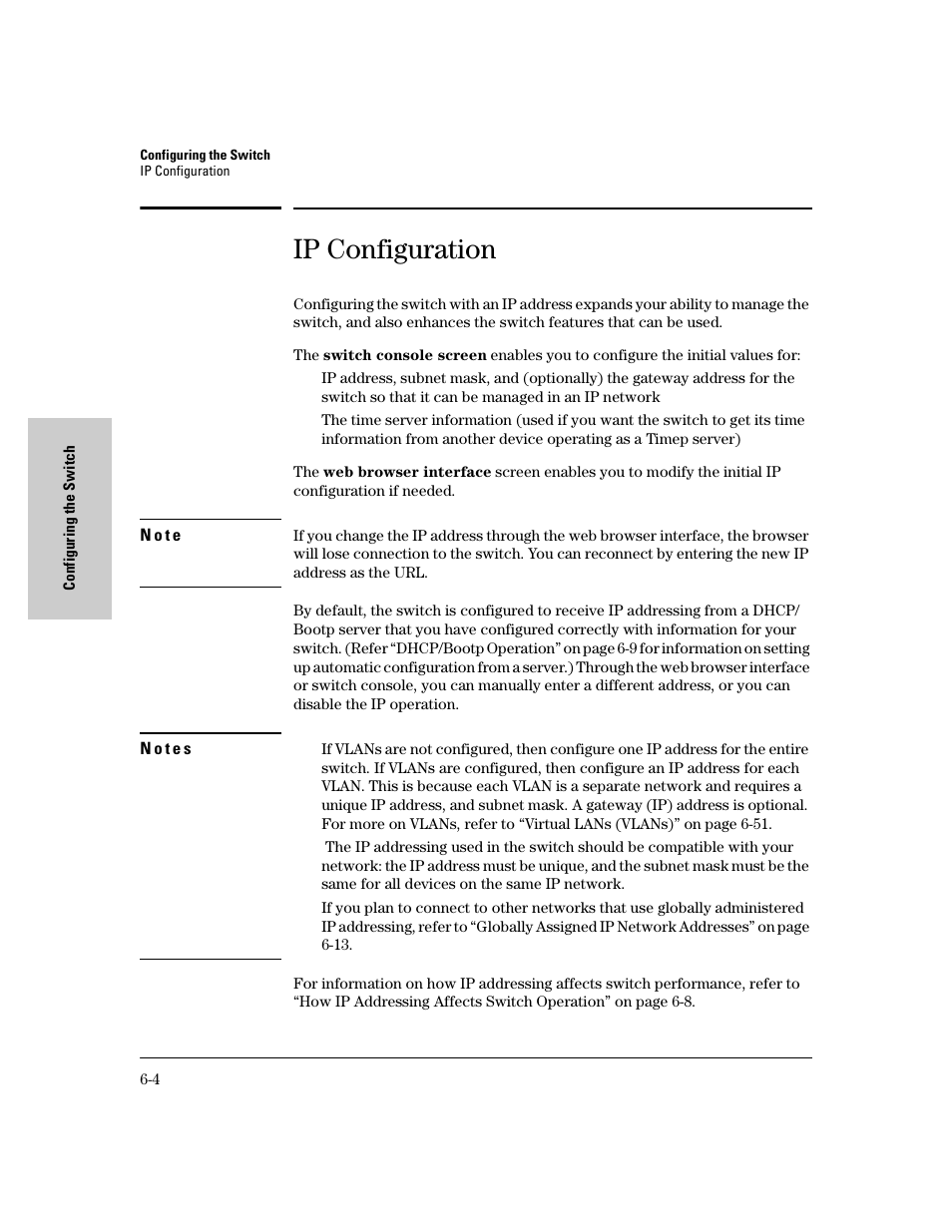 Ip configuration | HP 8000M User Manual | Page 80 / 304