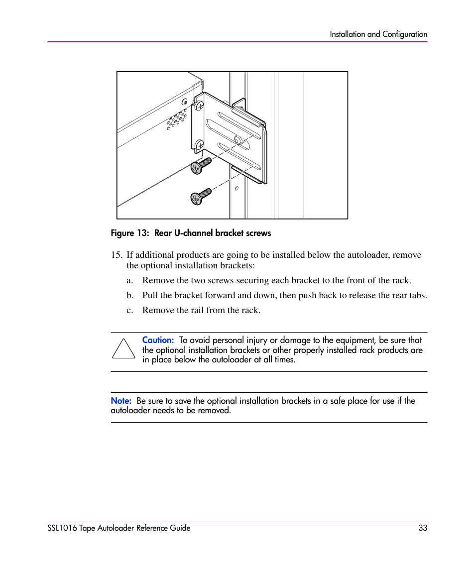 HP STORAGEWORKS SSL1016 User Manual | Page 33 / 160