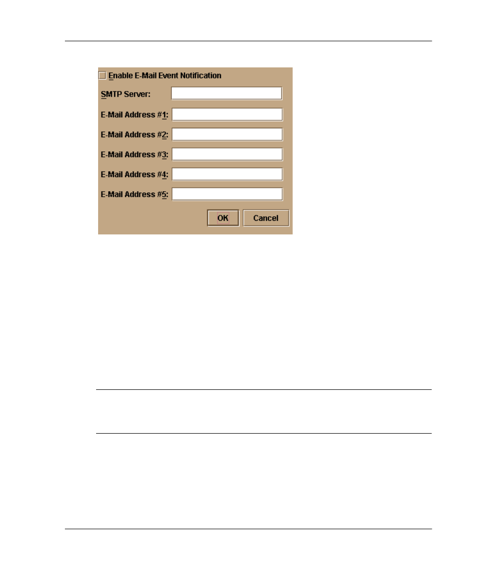 Figure 2-28: configure e-mail dialog box, Configure e-mail dialog box –41, Figure 2–28 | HP 958-000290-000 User Manual | Page 67 / 144