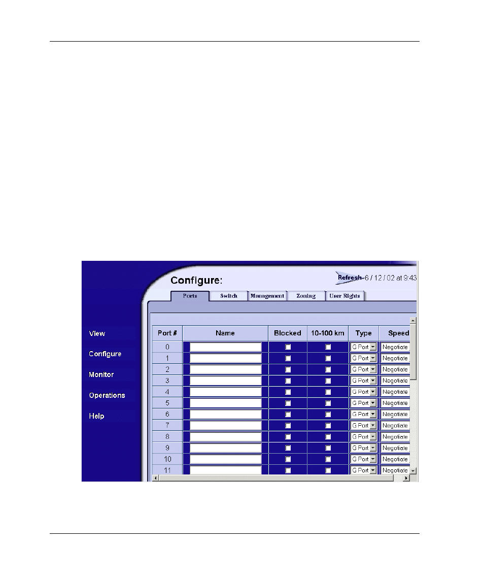Configure switch ports, Configure switch ports –54 | HP 958-000290-000 User Manual | Page 80 / 144
