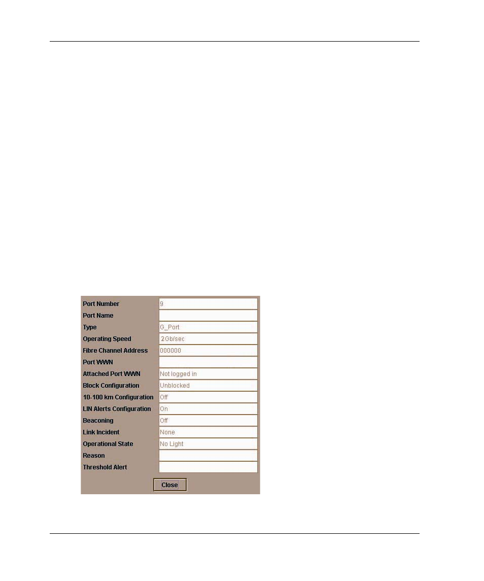 Figure 2-48: port properties dialog box, Port properties dialog box –70 | HP 958-000290-000 User Manual | Page 96 / 144