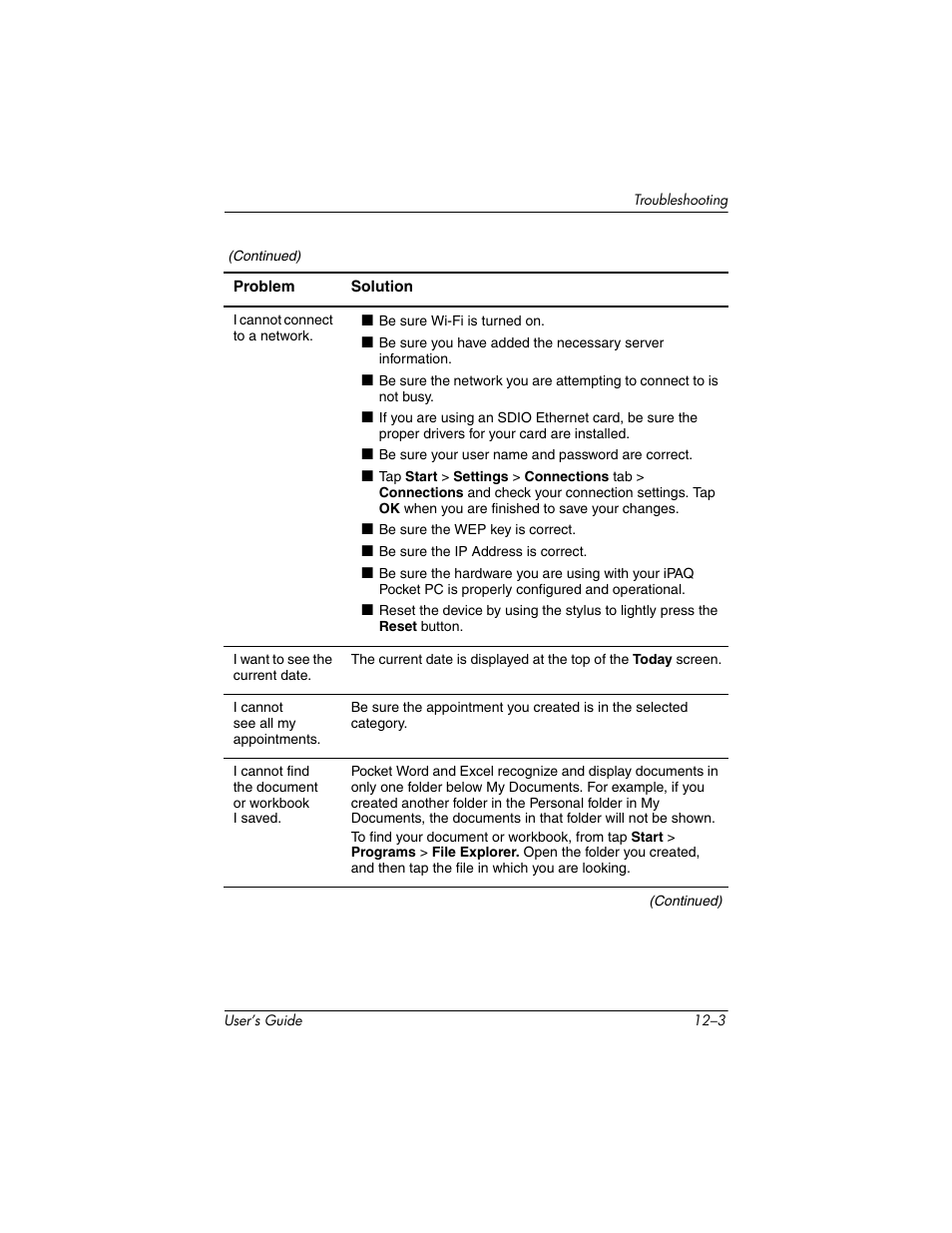 HP iPAQ hx4700 User Manual | Page 150 / 169