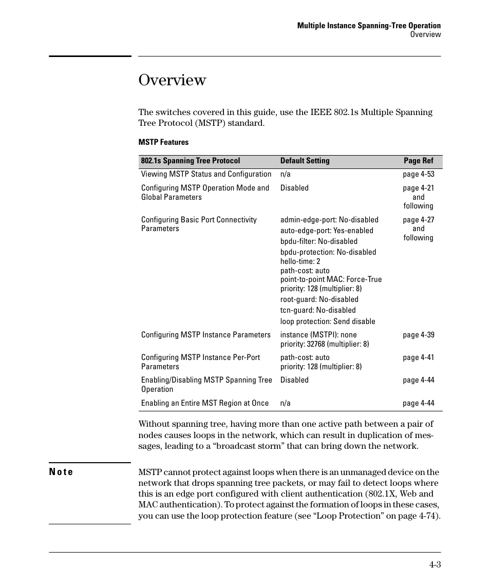 Overview | HP 5400ZL User Manual | Page 125 / 450
