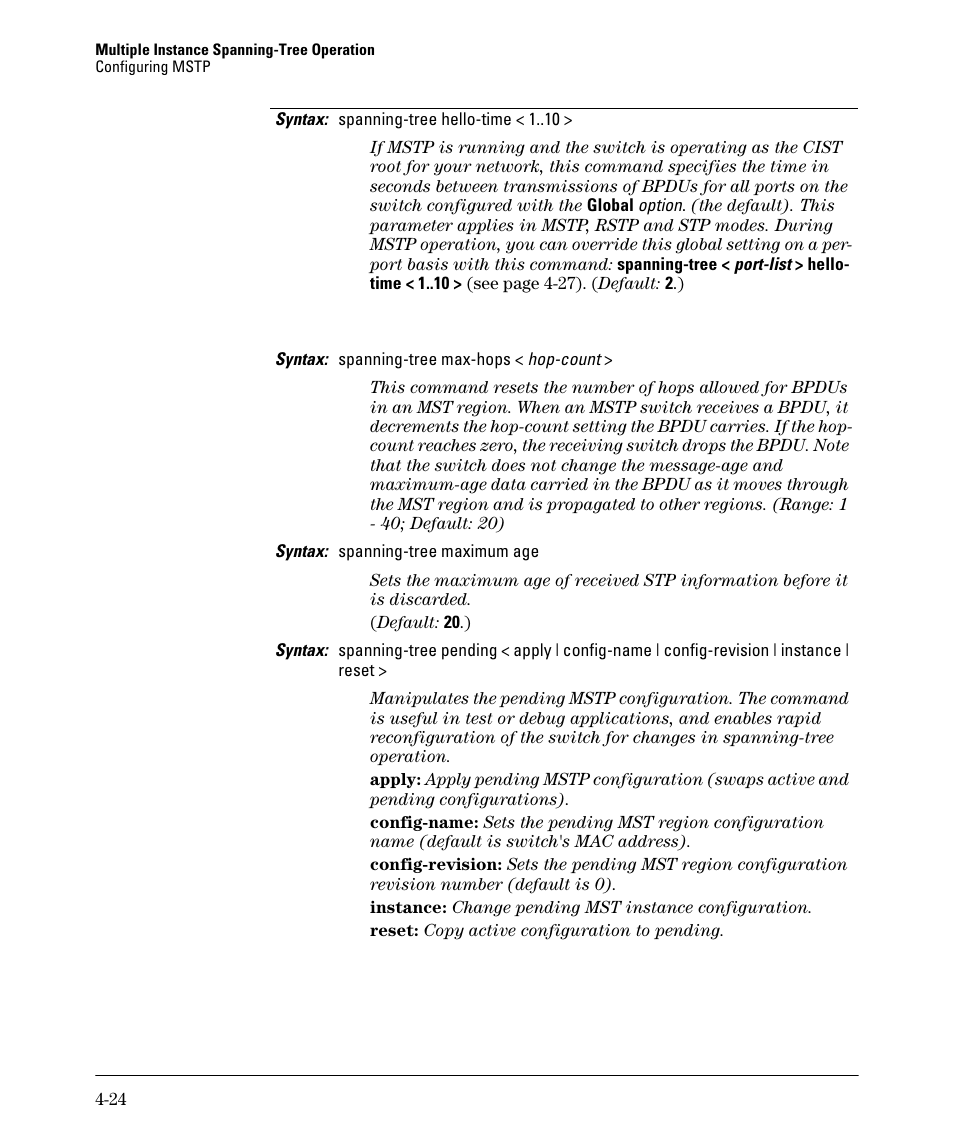 HP 5400ZL User Manual | Page 146 / 450