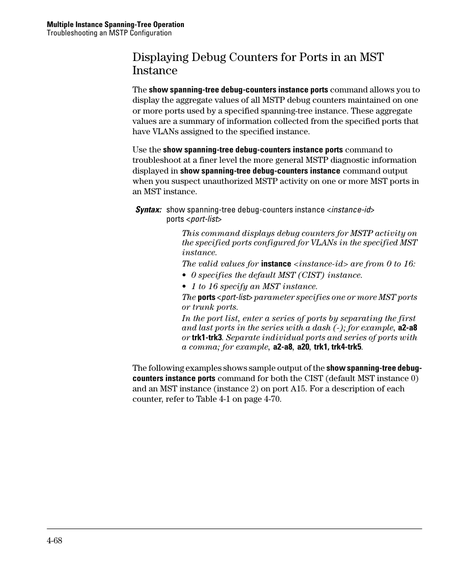 HP 5400ZL User Manual | Page 190 / 450
