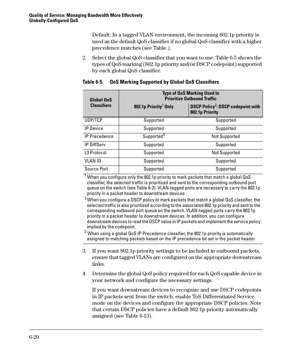 E table 6-5.) | HP 5400ZL User Manual | Page 242 / 450