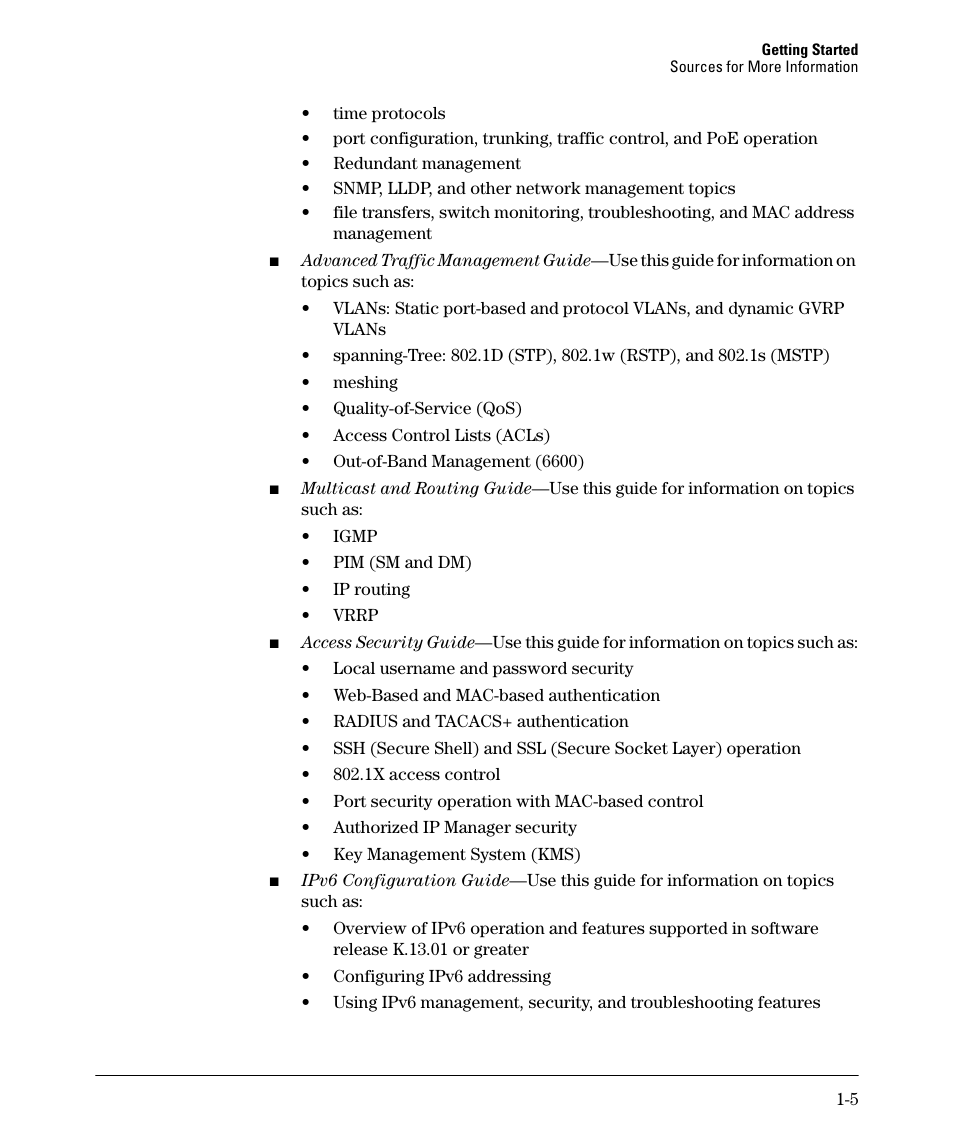 HP 5400ZL User Manual | Page 29 / 450