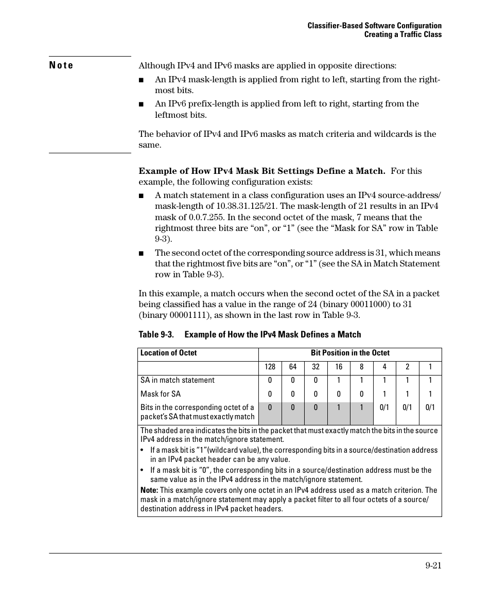 N o t e | HP 5400ZL User Manual | Page 423 / 450