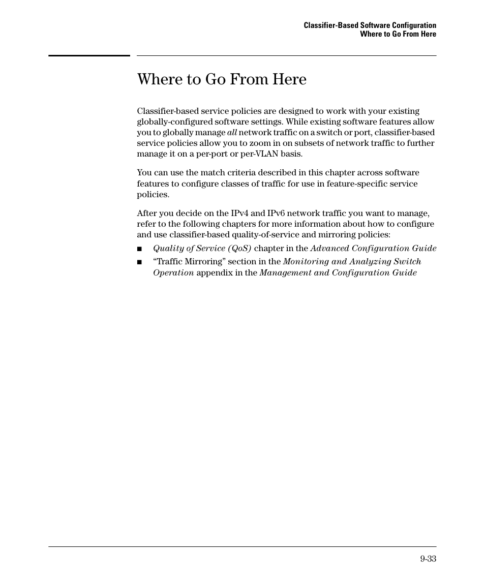 Where to go from here | HP 5400ZL User Manual | Page 435 / 450