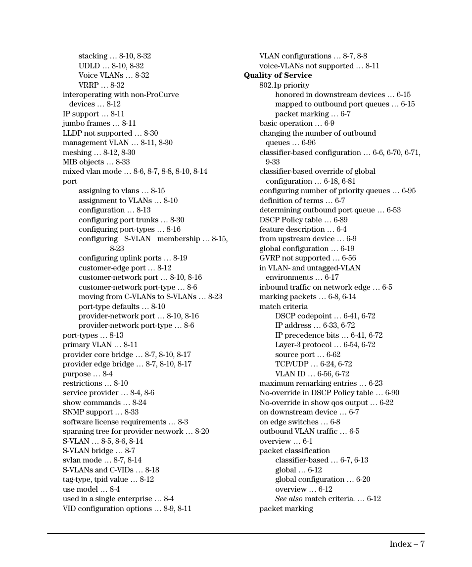 HP 5400ZL User Manual | Page 443 / 450