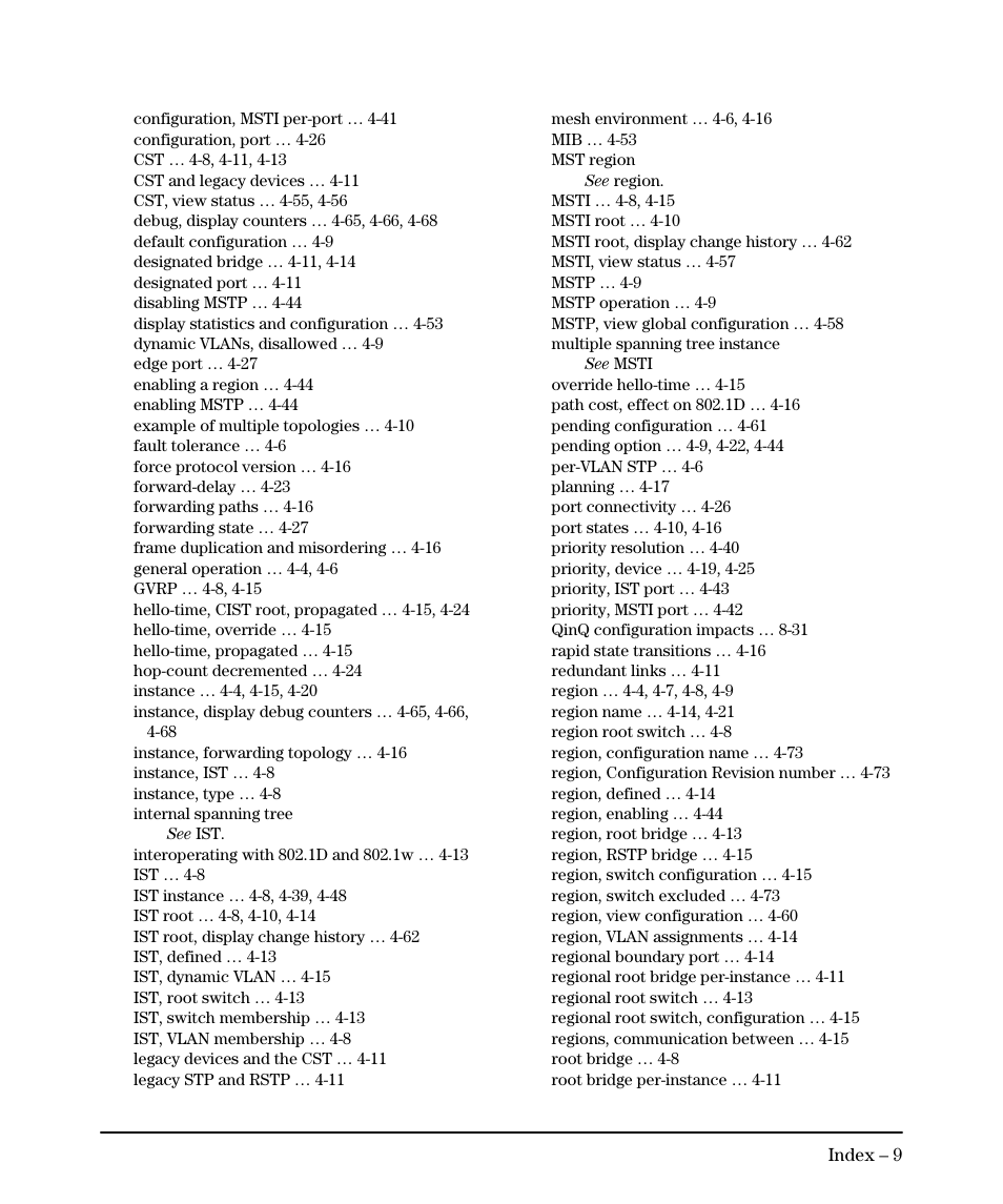 HP 5400ZL User Manual | Page 445 / 450