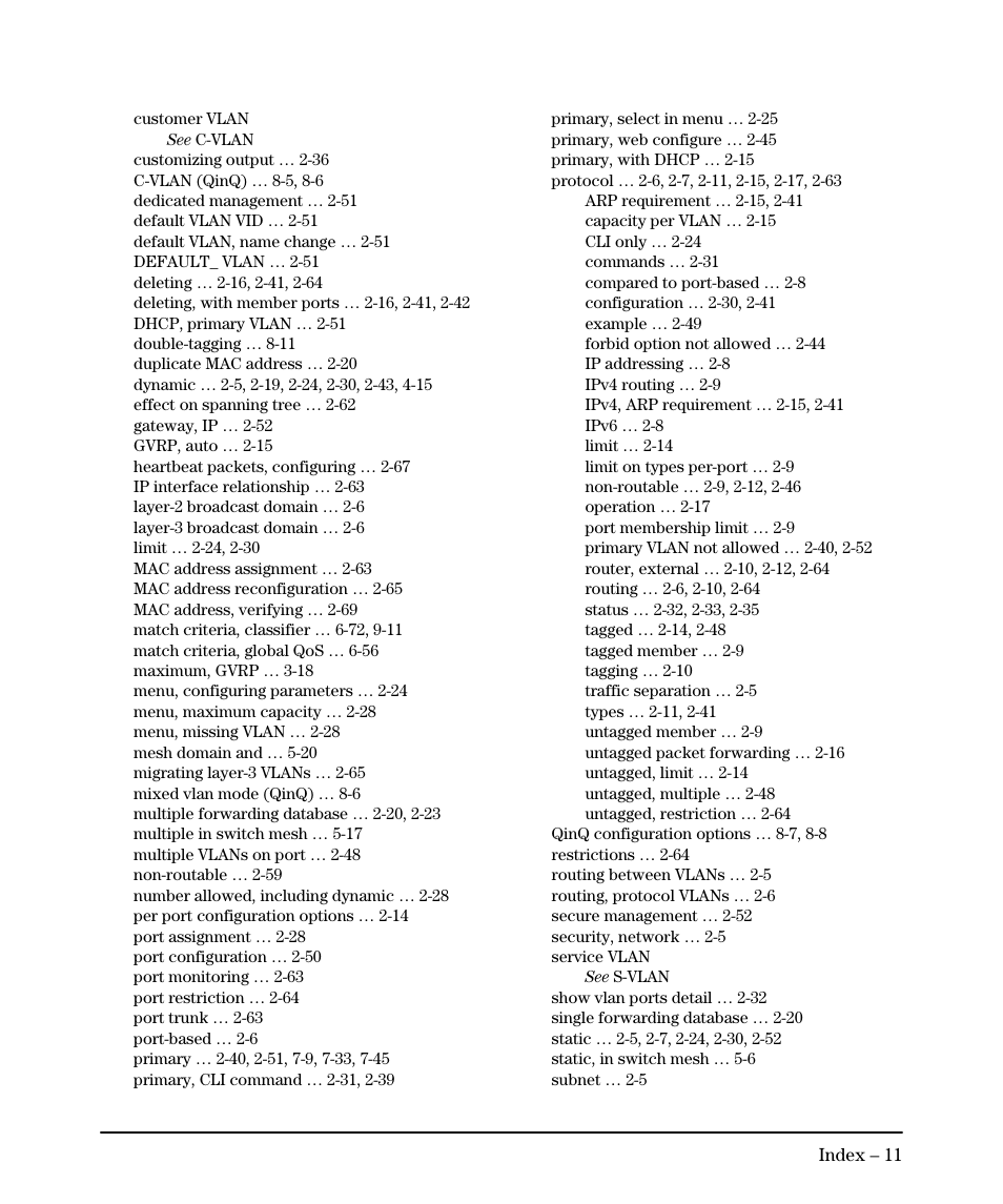 HP 5400ZL User Manual | Page 447 / 450