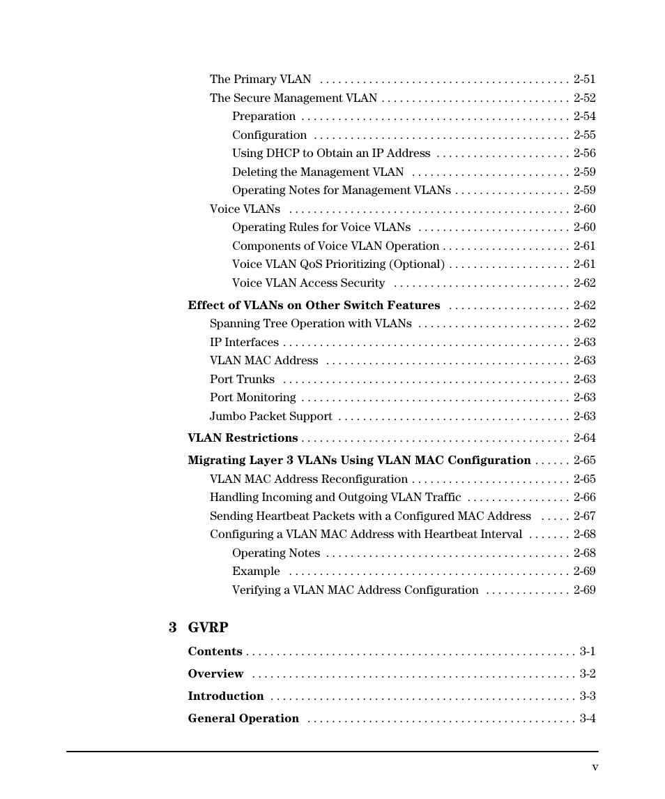 3 gvrp | HP 5400ZL User Manual | Page 7 / 450