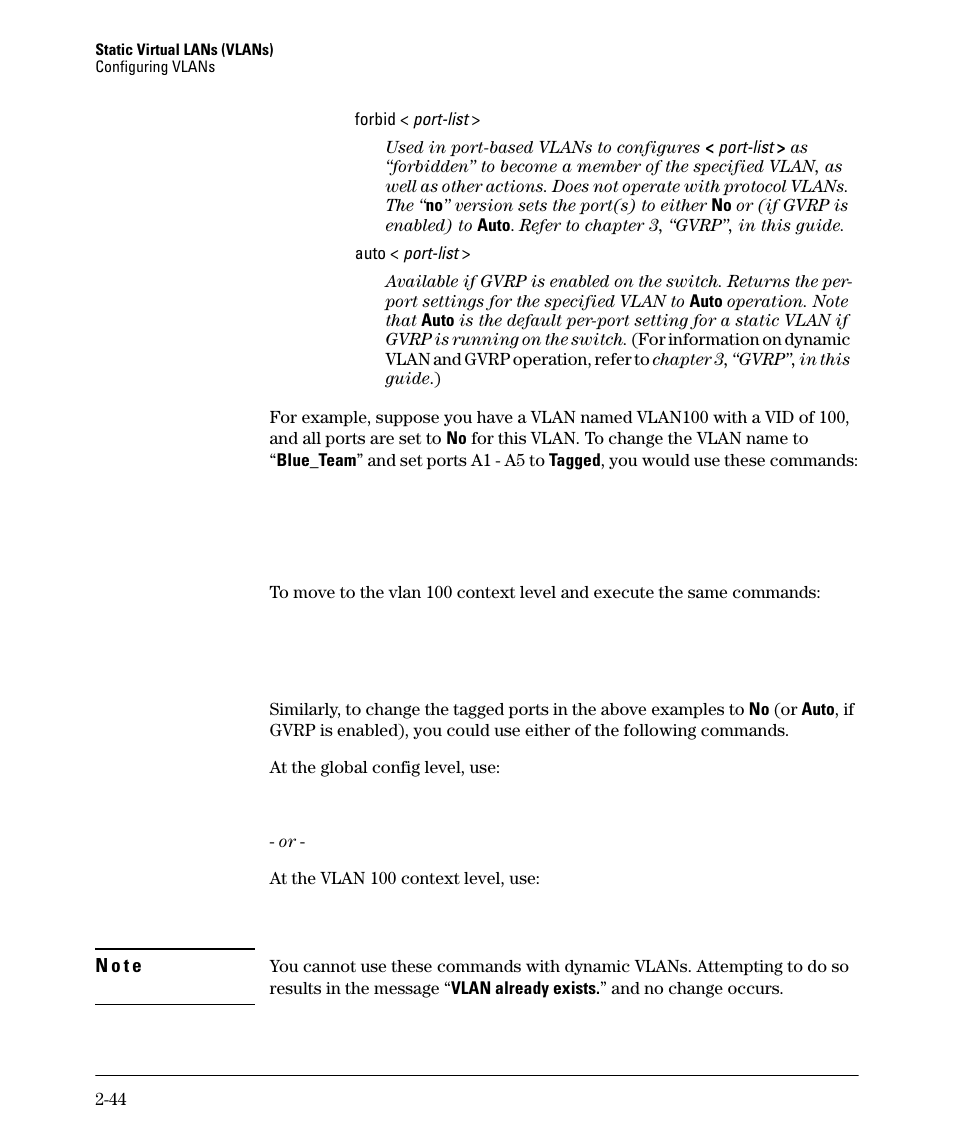 HP 5400ZL User Manual | Page 76 / 450