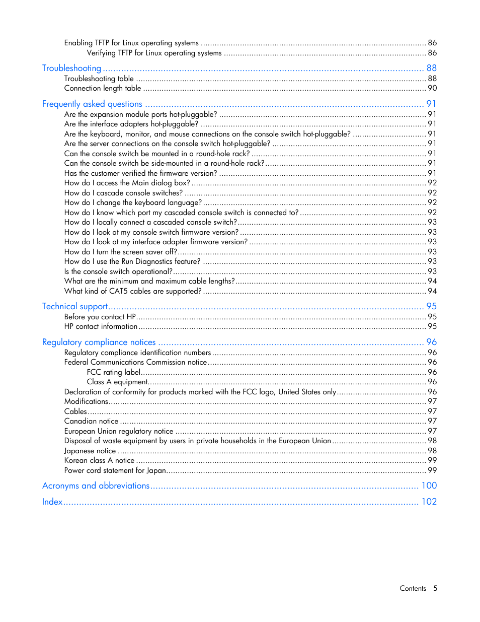 HP 409054-003 User Manual | Page 5 / 105