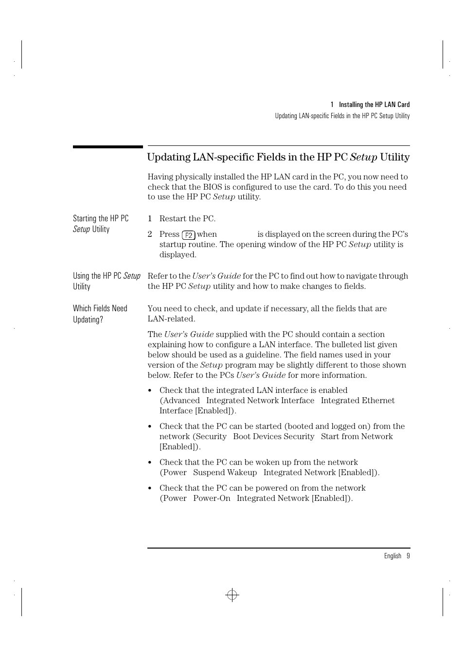 HP 100TX NightDIRECTOR/100 User Manual | Page 17 / 121