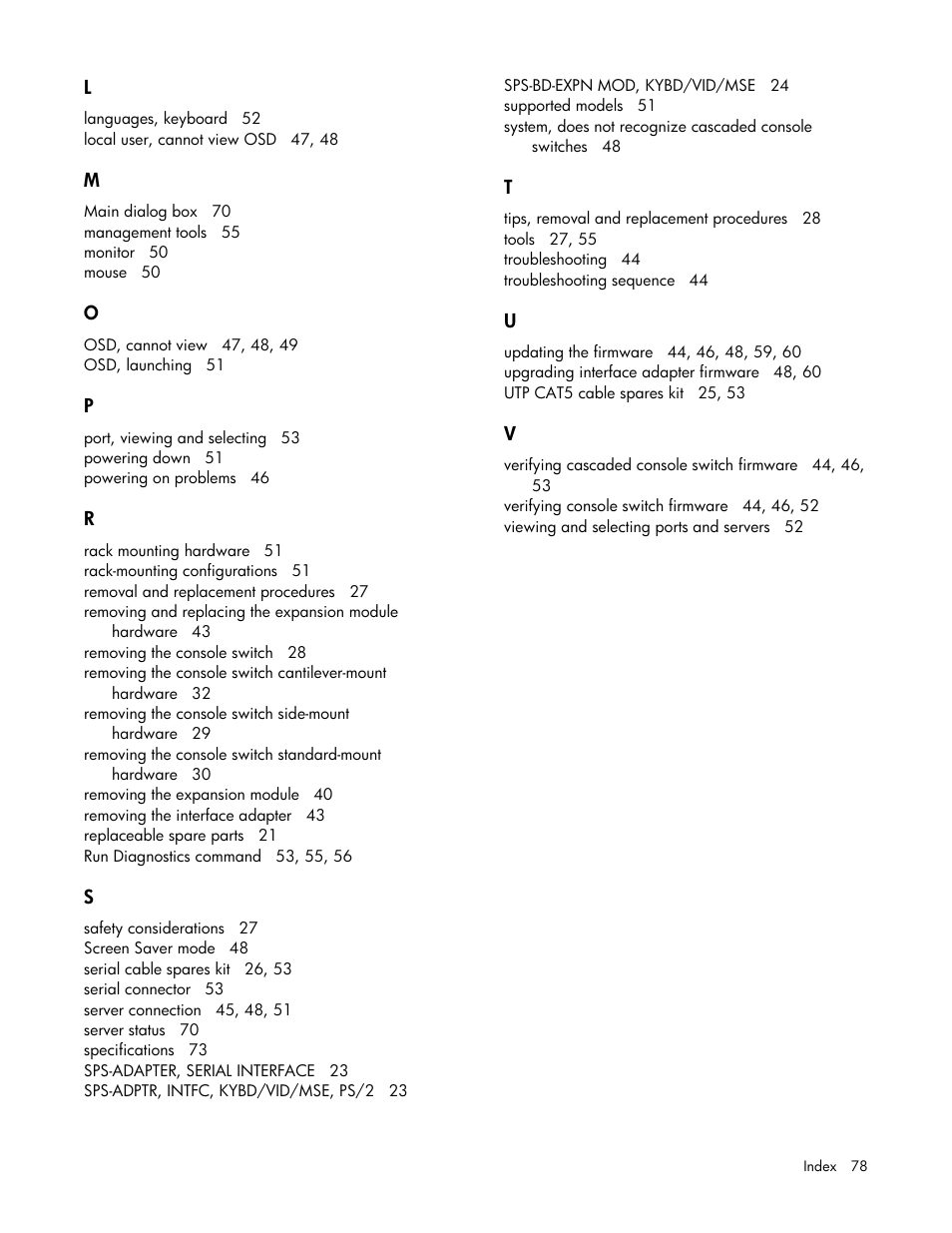 HP 339820-002 User Manual | Page 78 / 78