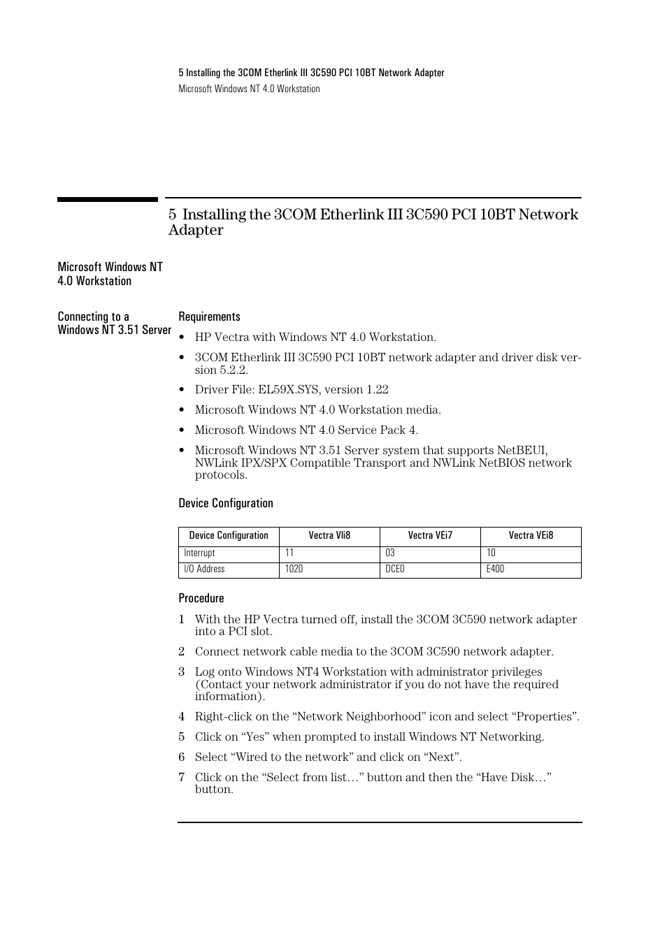 HP 3Com Etherlink III 3C590 User Manual | Page 13 / 34