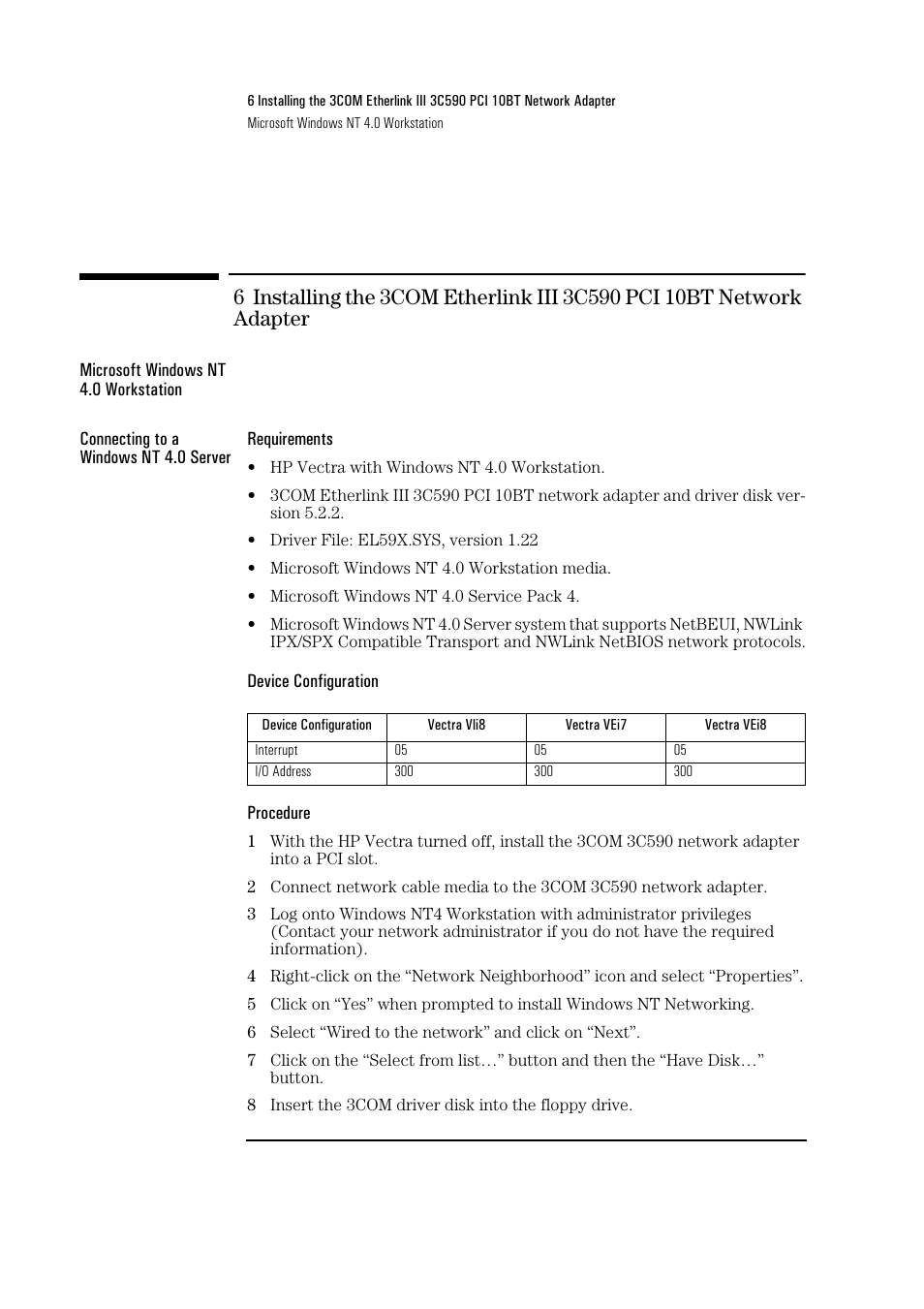 HP 3Com Etherlink III 3C590 User Manual | Page 15 / 34