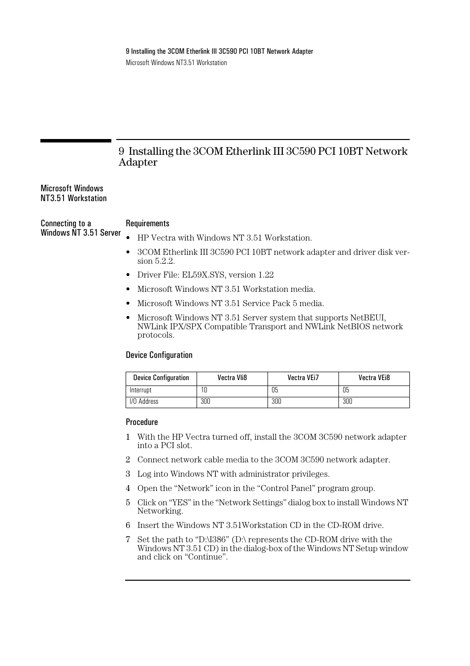 HP 3Com Etherlink III 3C590 User Manual | Page 23 / 34