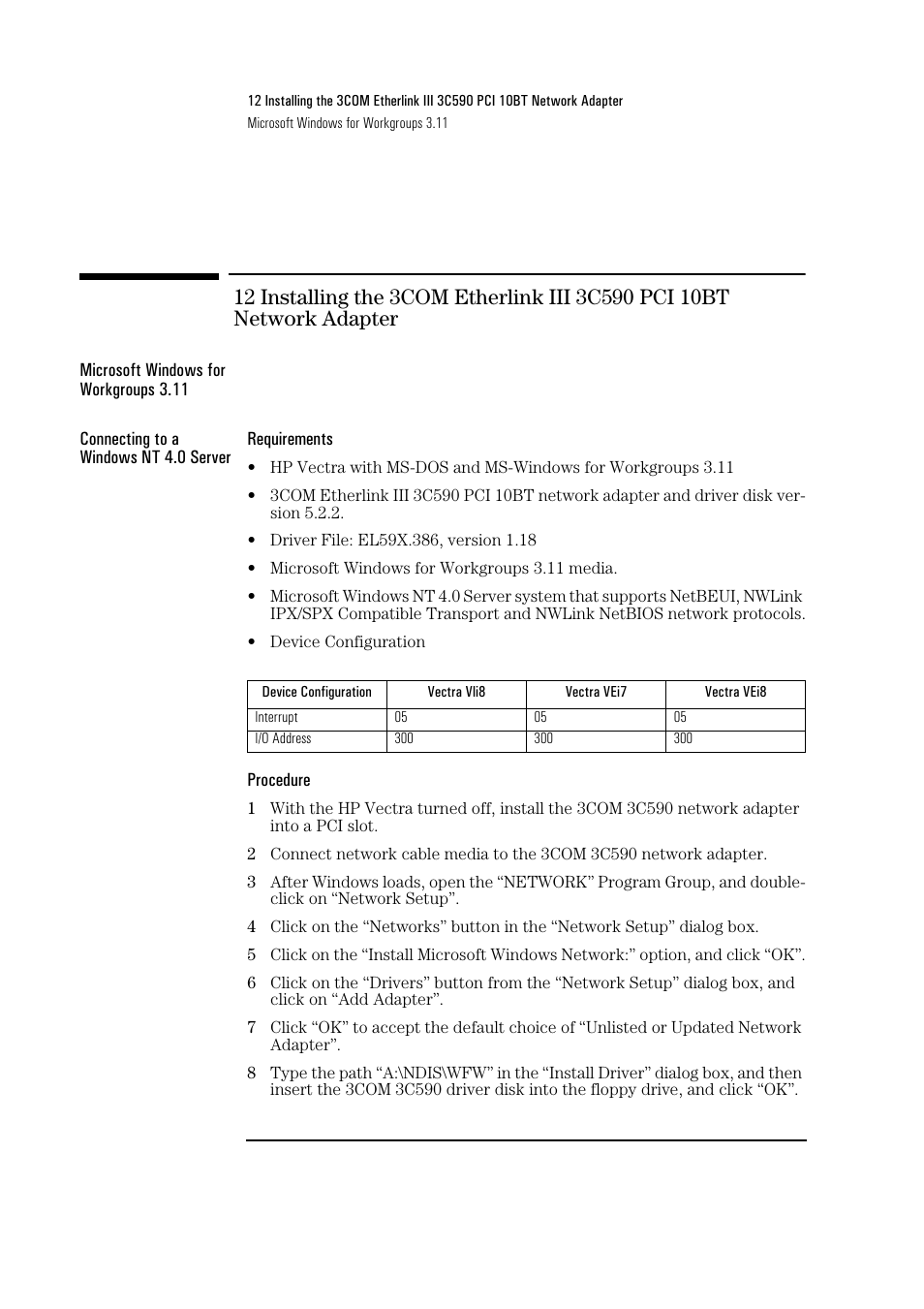 HP 3Com Etherlink III 3C590 User Manual | Page 29 / 34