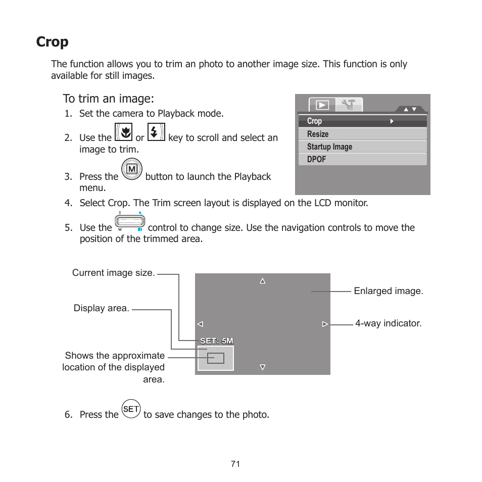 Crop | HP PW550 User Manual | Page 82 / 93