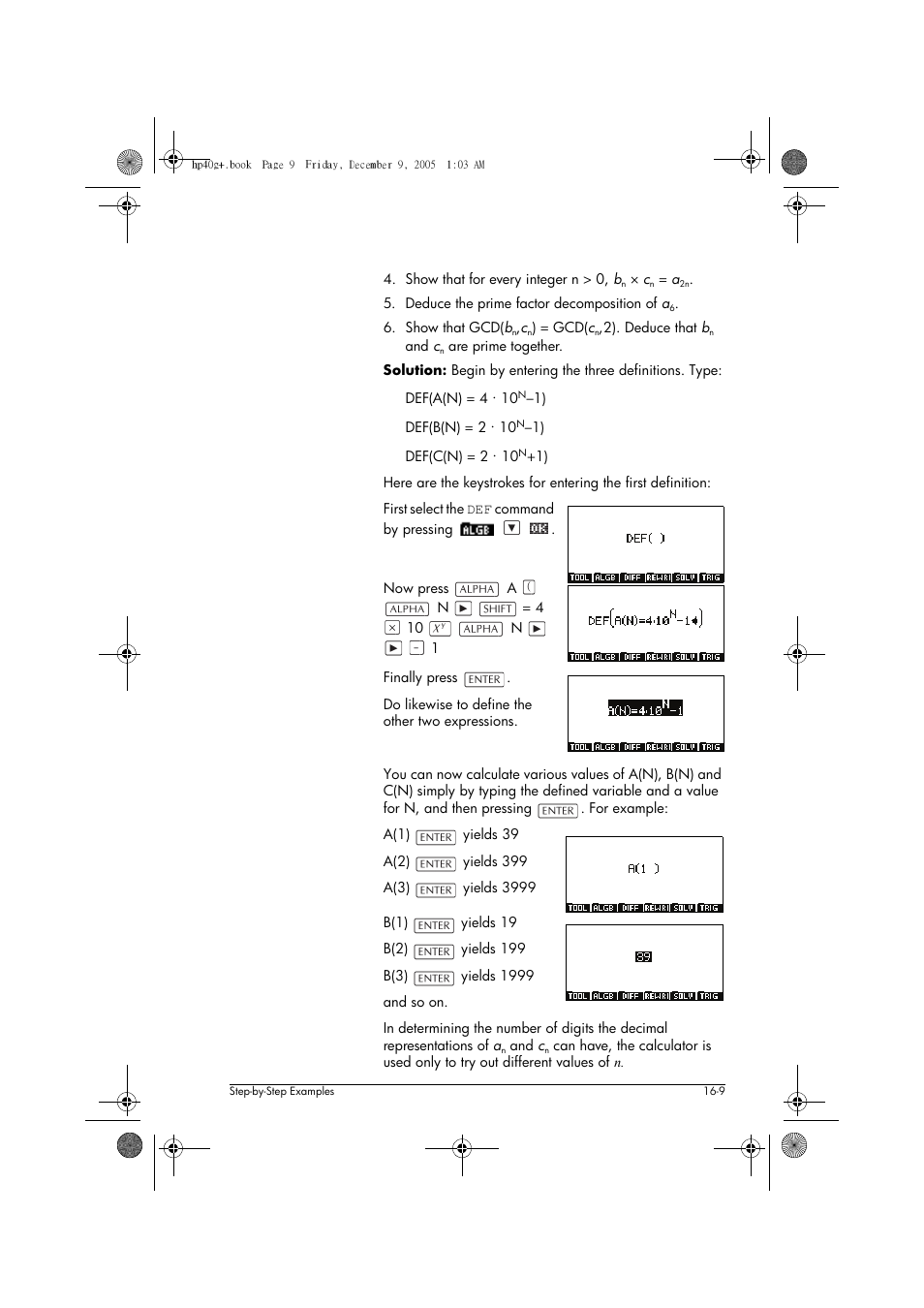HP 40gs User Manual | Page 283 / 444