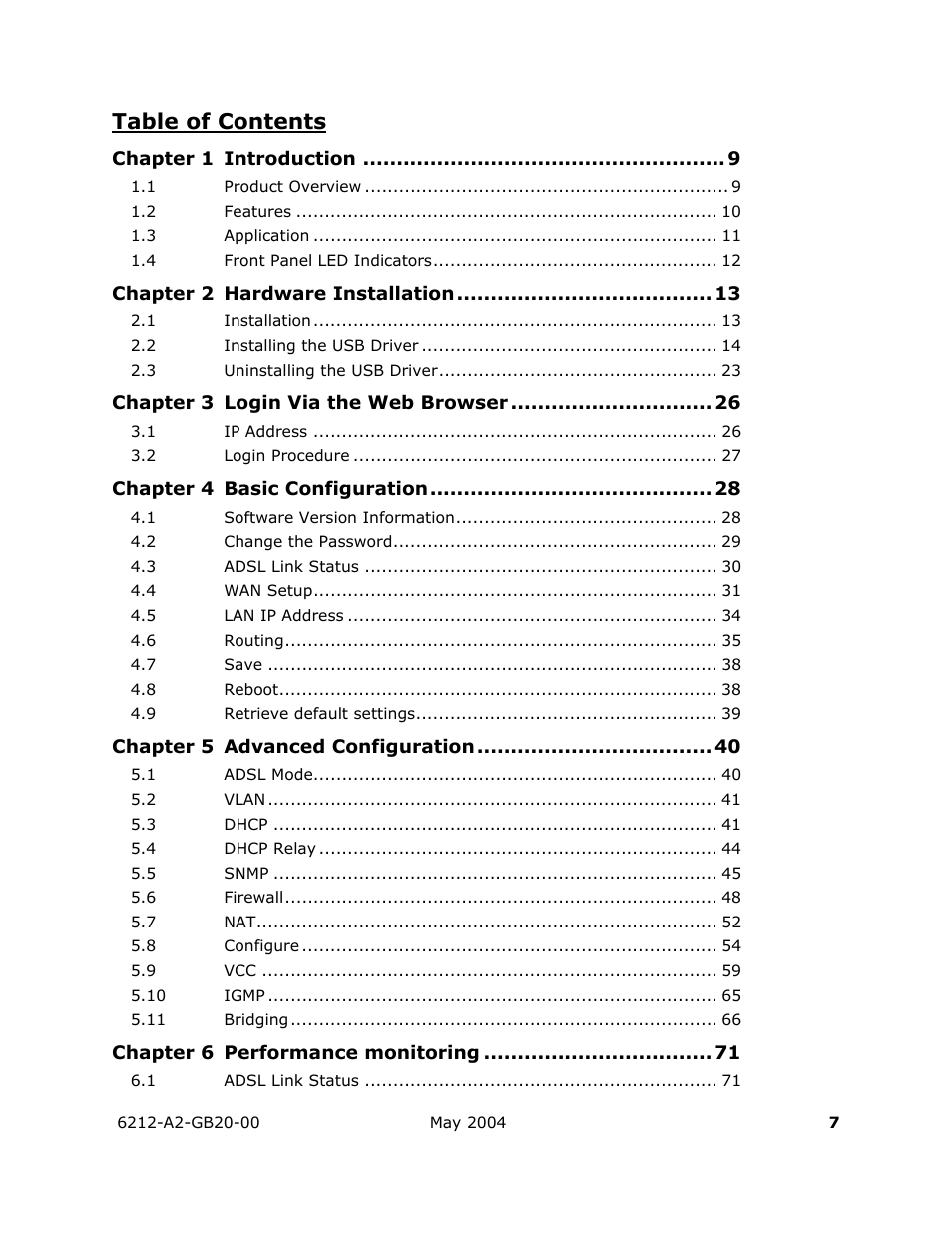 HP 6212 User Manual | Page 7 / 101