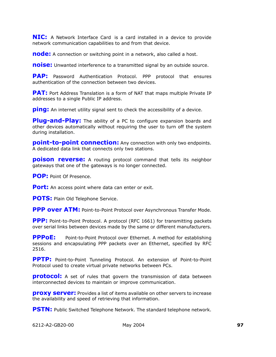 HP 6212 User Manual | Page 97 / 101