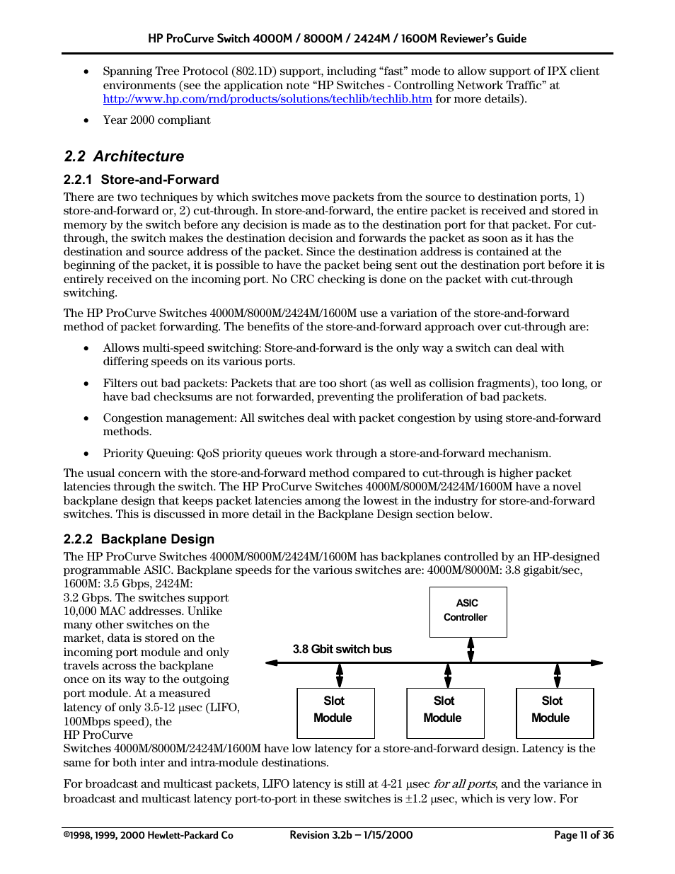 2 architecture | HP 2424M User Manual | Page 11 / 36