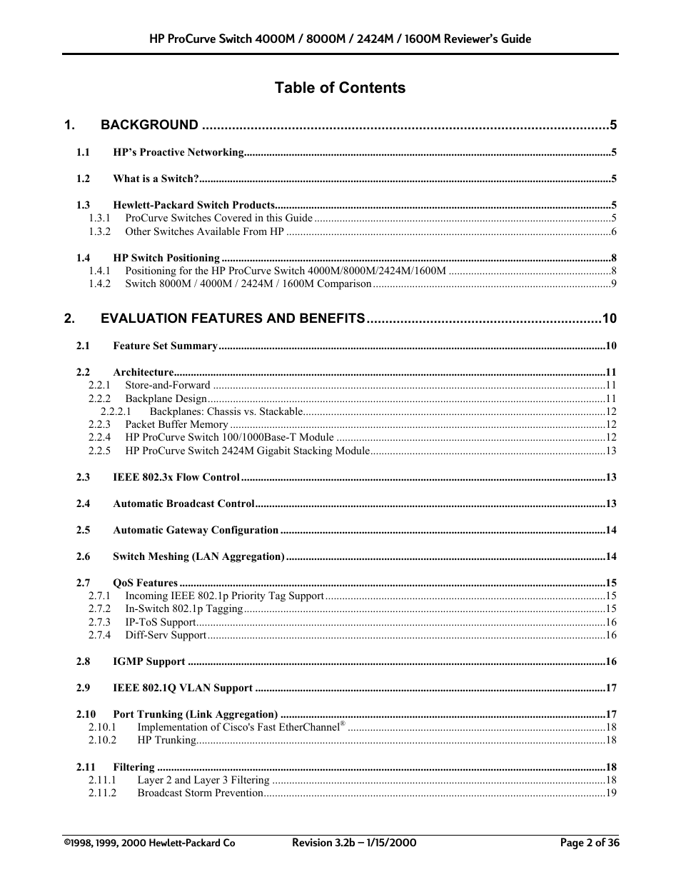 HP 2424M User Manual | Page 2 / 36