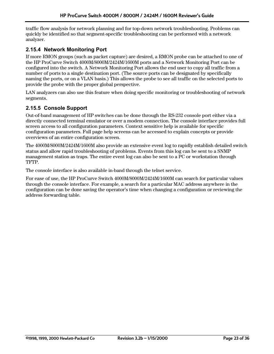 HP 2424M User Manual | Page 23 / 36