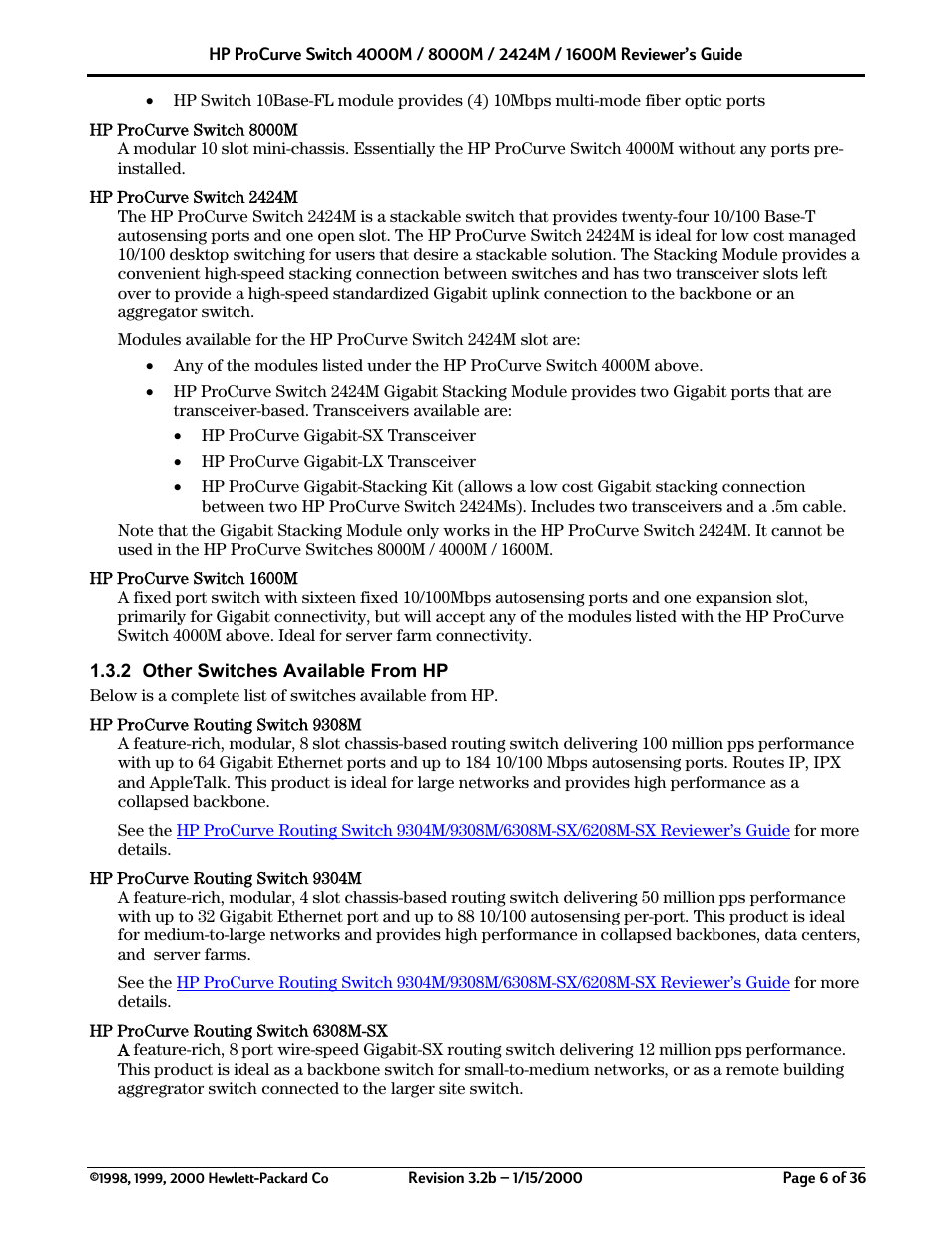 HP 2424M User Manual | Page 6 / 36