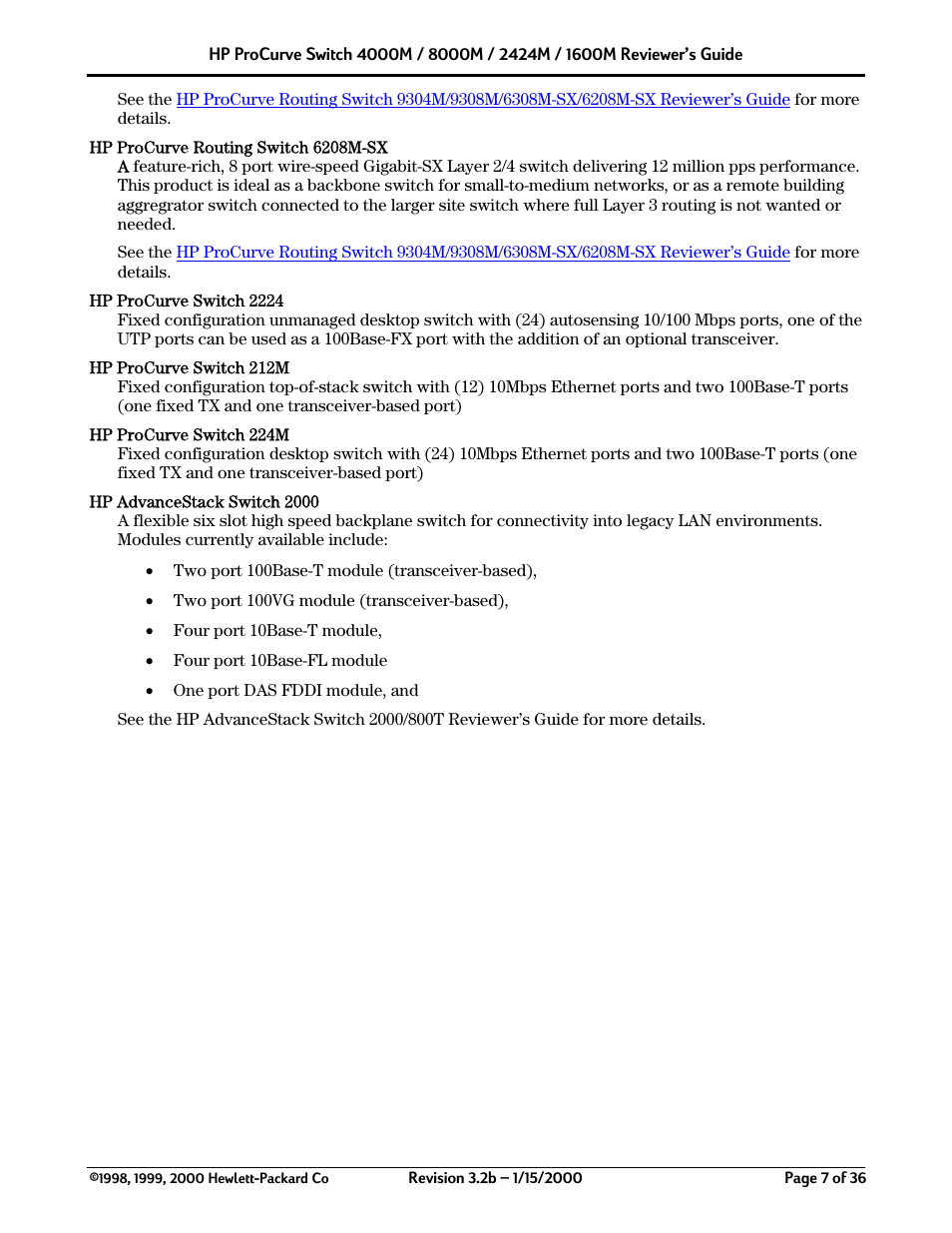 HP 2424M User Manual | Page 7 / 36
