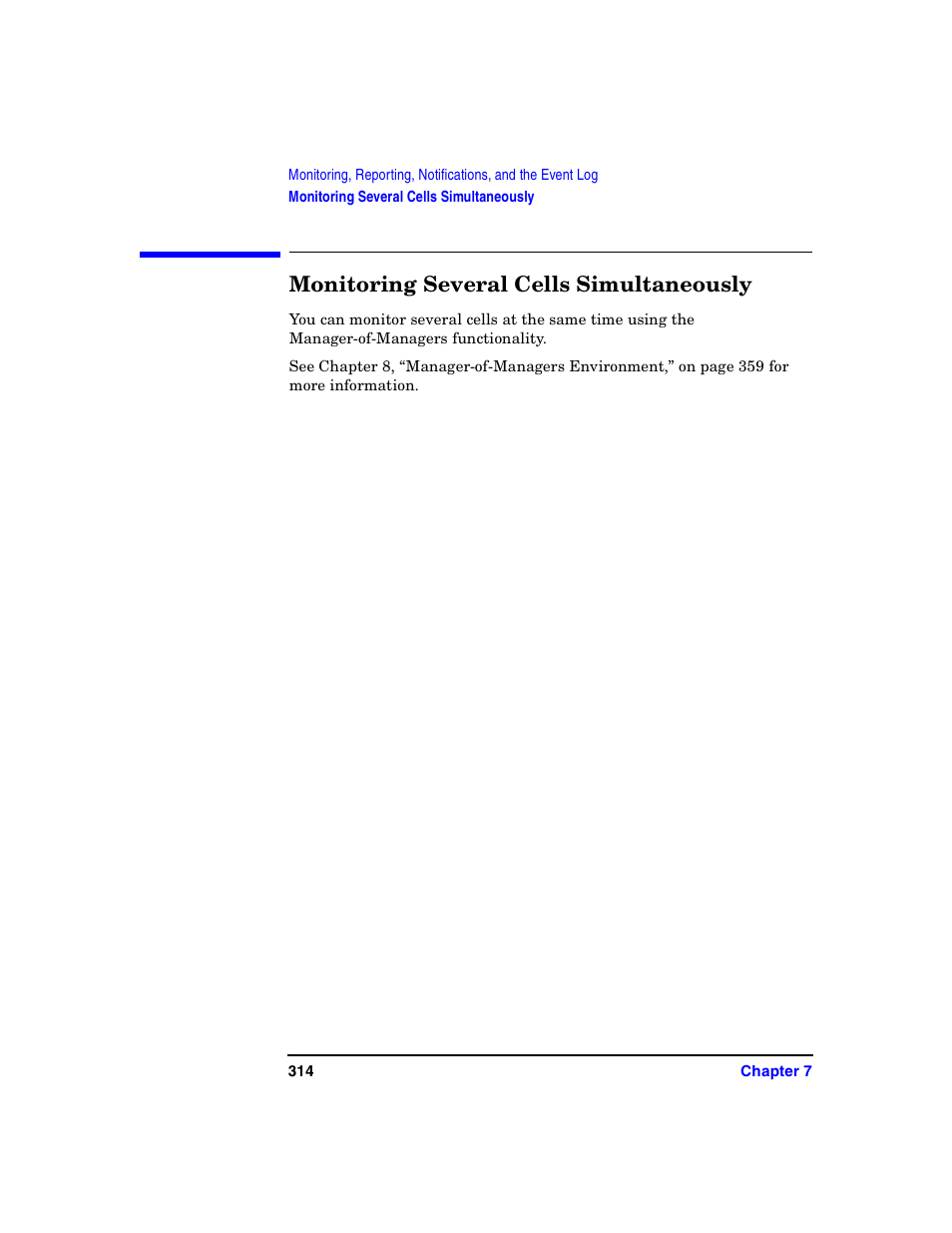 Monitoring several cells simultaneously | HP B6960-90078 User Manual | Page 344 / 856