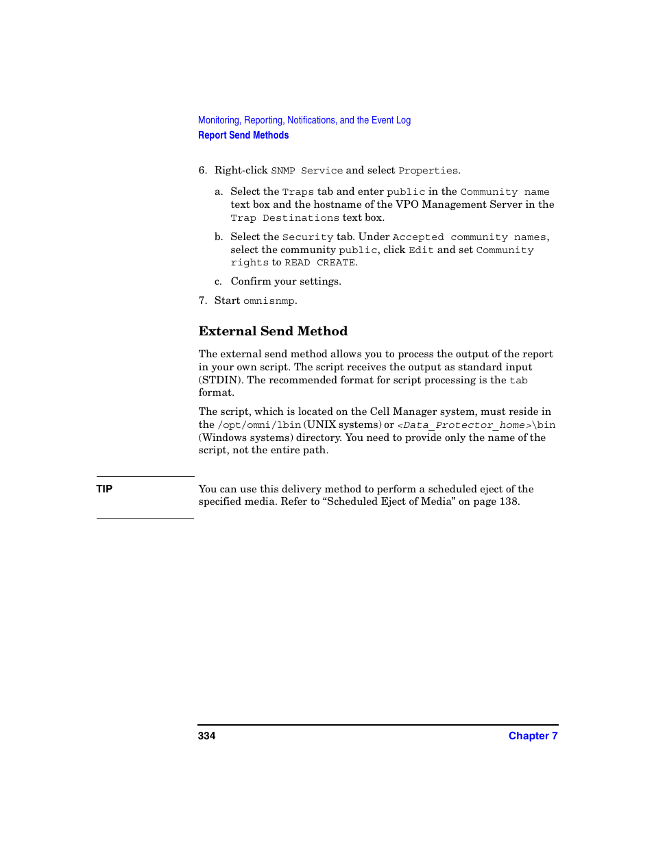External send method | HP B6960-90078 User Manual | Page 364 / 856