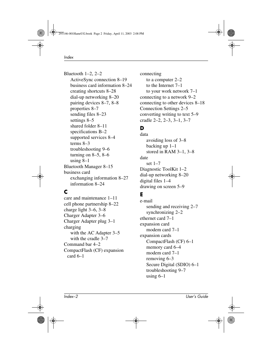 HP h2200 Series User Manual | Page 122 / 125