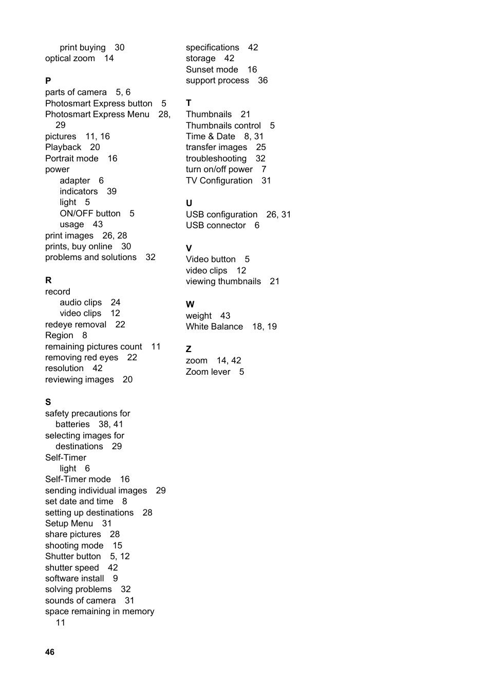 HP Photosmart M627 User Manual | Page 46 / 46
