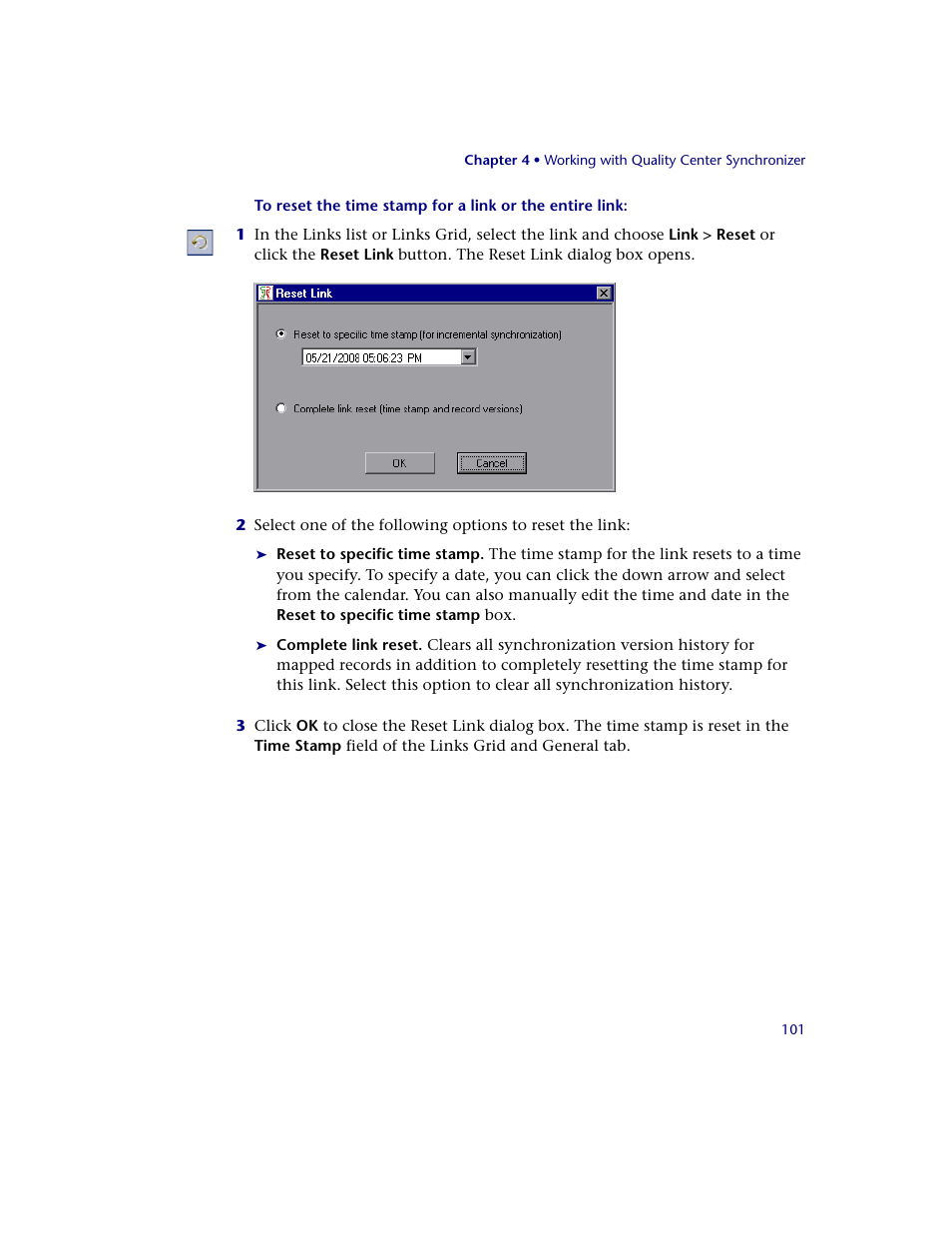 HP Quality Center Synchronizer 1.2 User Manual | Page 101 / 130
