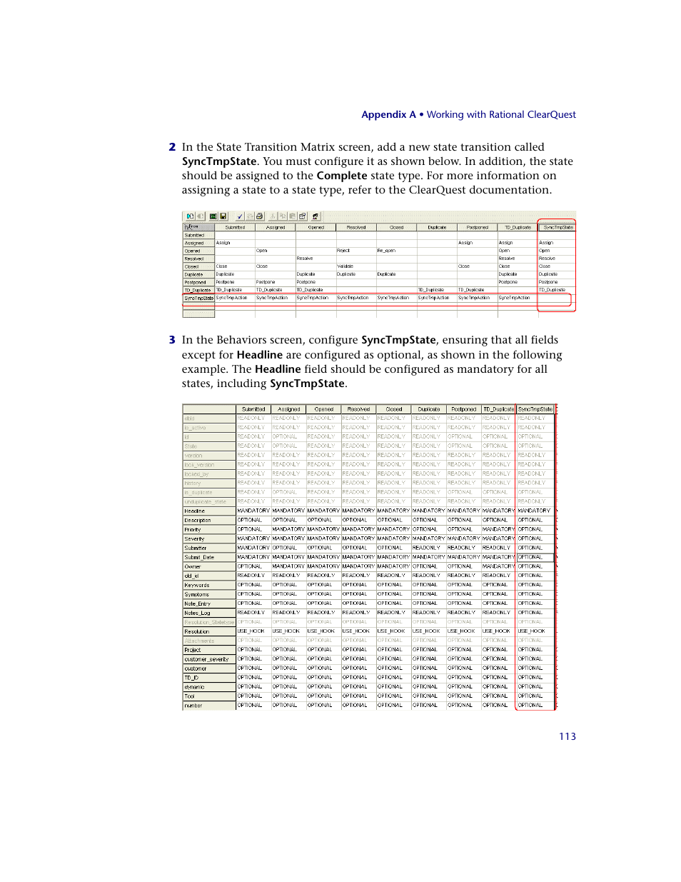 HP Quality Center Synchronizer 1.2 User Manual | Page 113 / 130