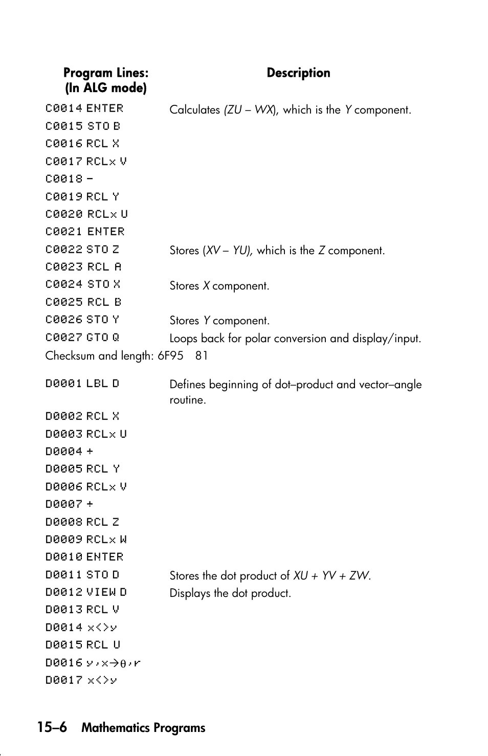 HP 33s User Manual | Page 228 / 387