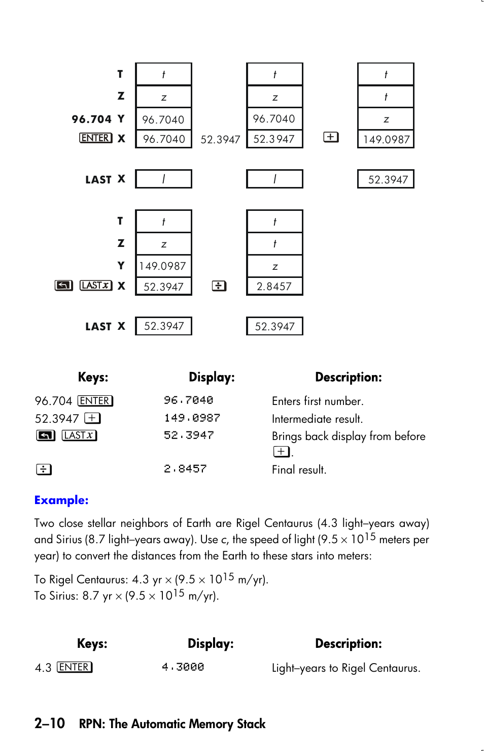 HP 33s User Manual | Page 50 / 387