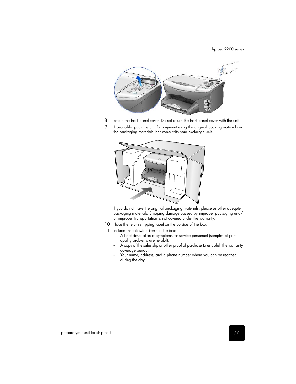 HP 2200 User Manual | Page 83 / 94