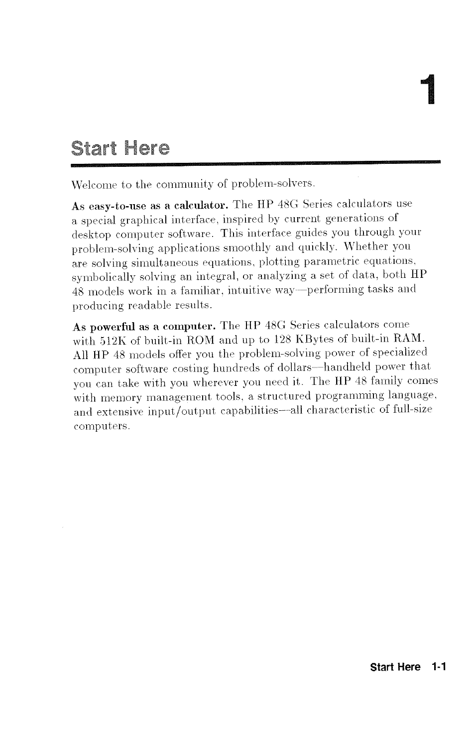 HP 48G User Manual | Page 9 / 116